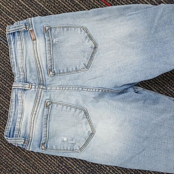 KanCan JANINE MID RISE CROPPED SKINNY JEANS Size 3 / 25 Cotton Blend Stretch - Picture 7 of 7